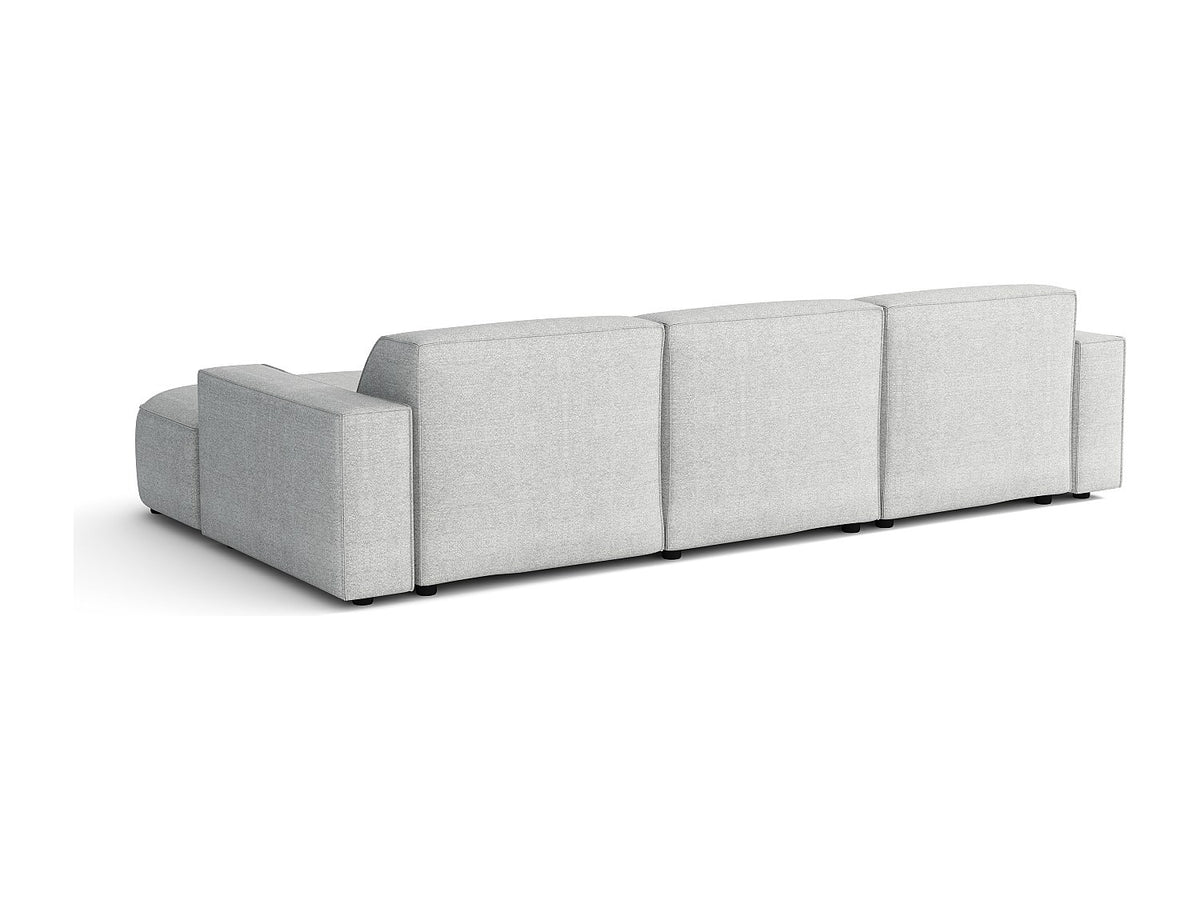 Canapé modulable gris tissu