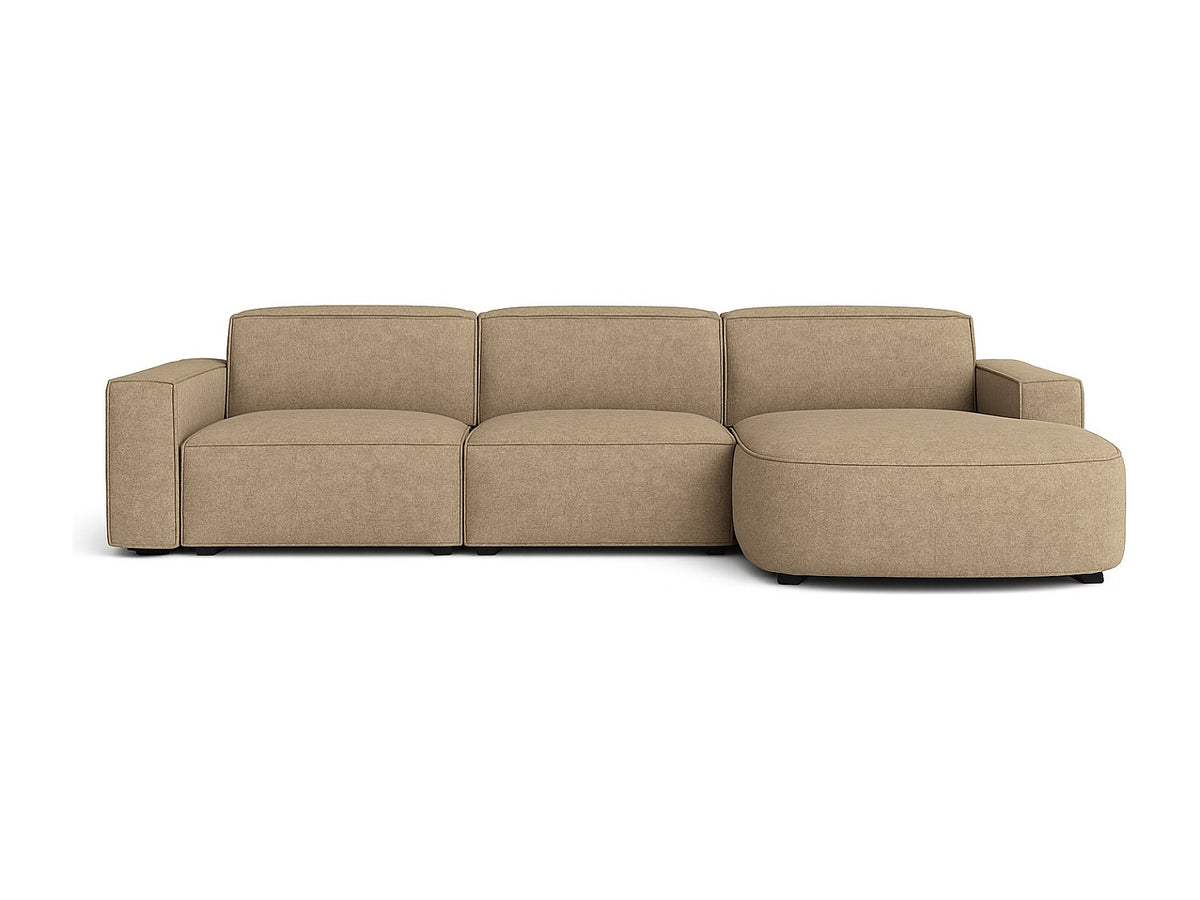 Canapé modulable marron tissu