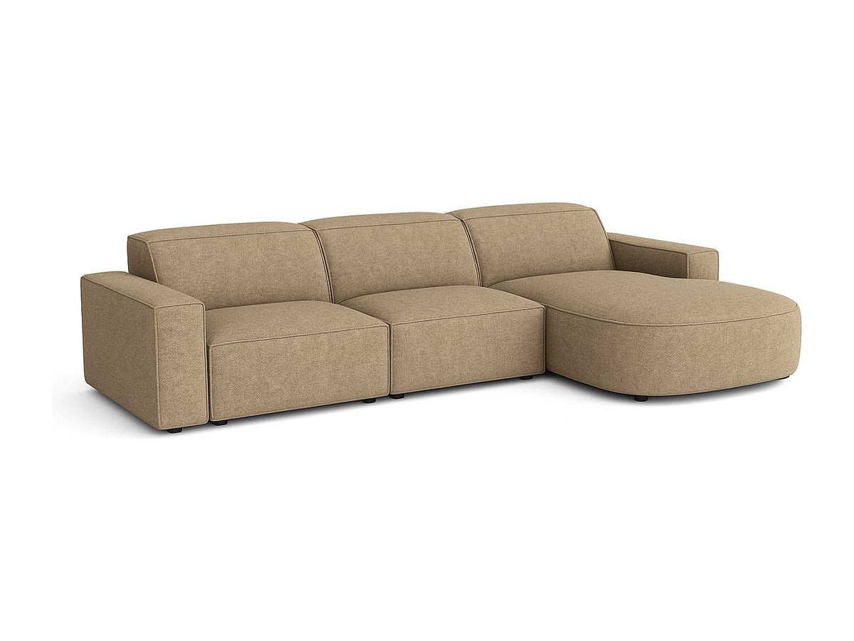 Canapé modulable marron tissu