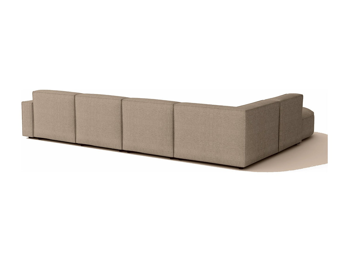 Angle pour canapé modulable beige tissu