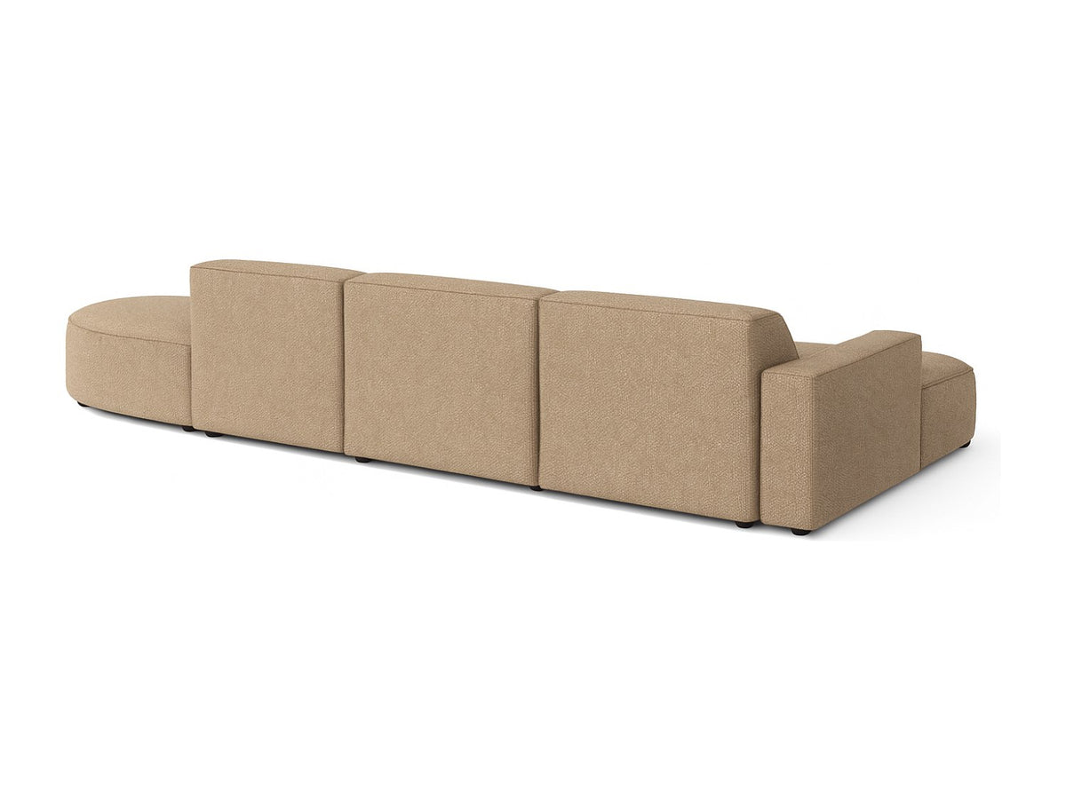 Angle pour canapé modulable marron tissu
