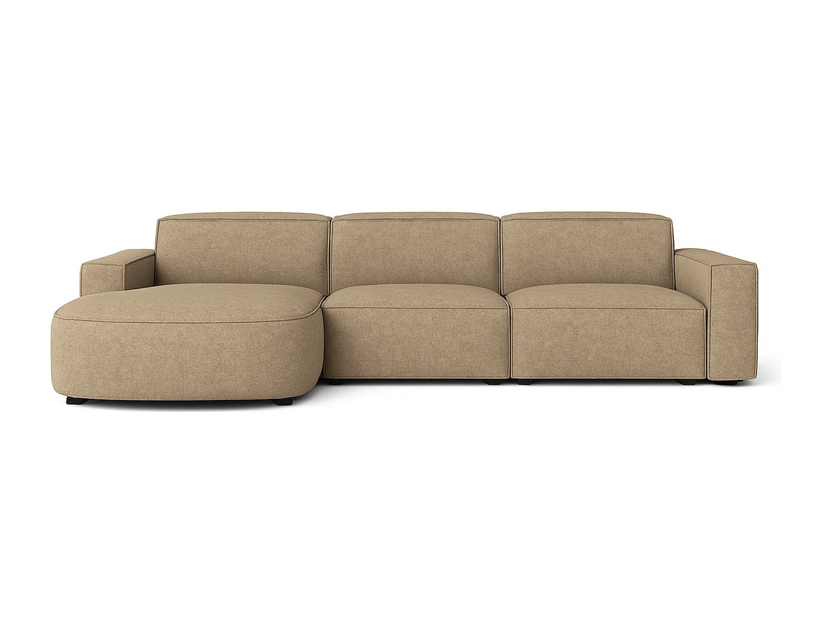 Canapé modulable marron tissu
