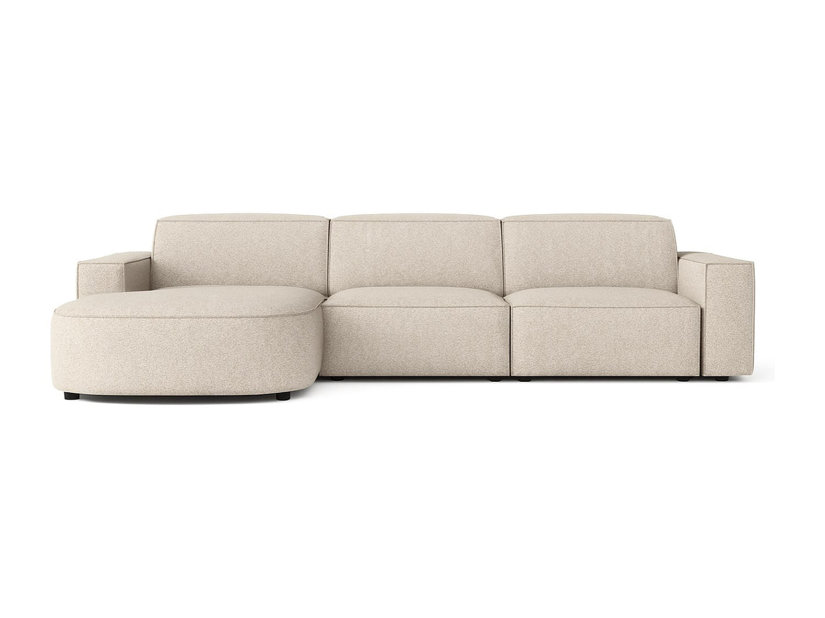 Canapé modulable beige tissu
