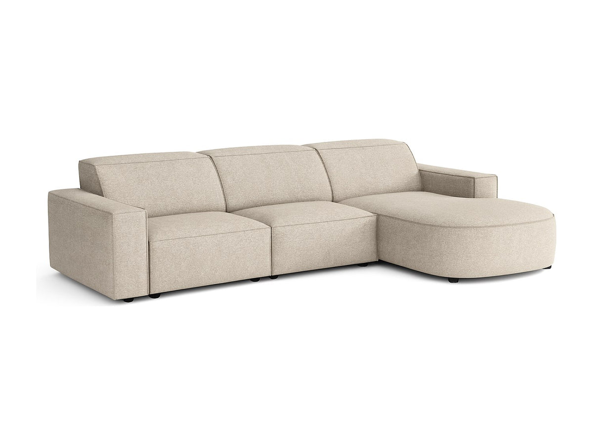 Canapé modulable beige tissu