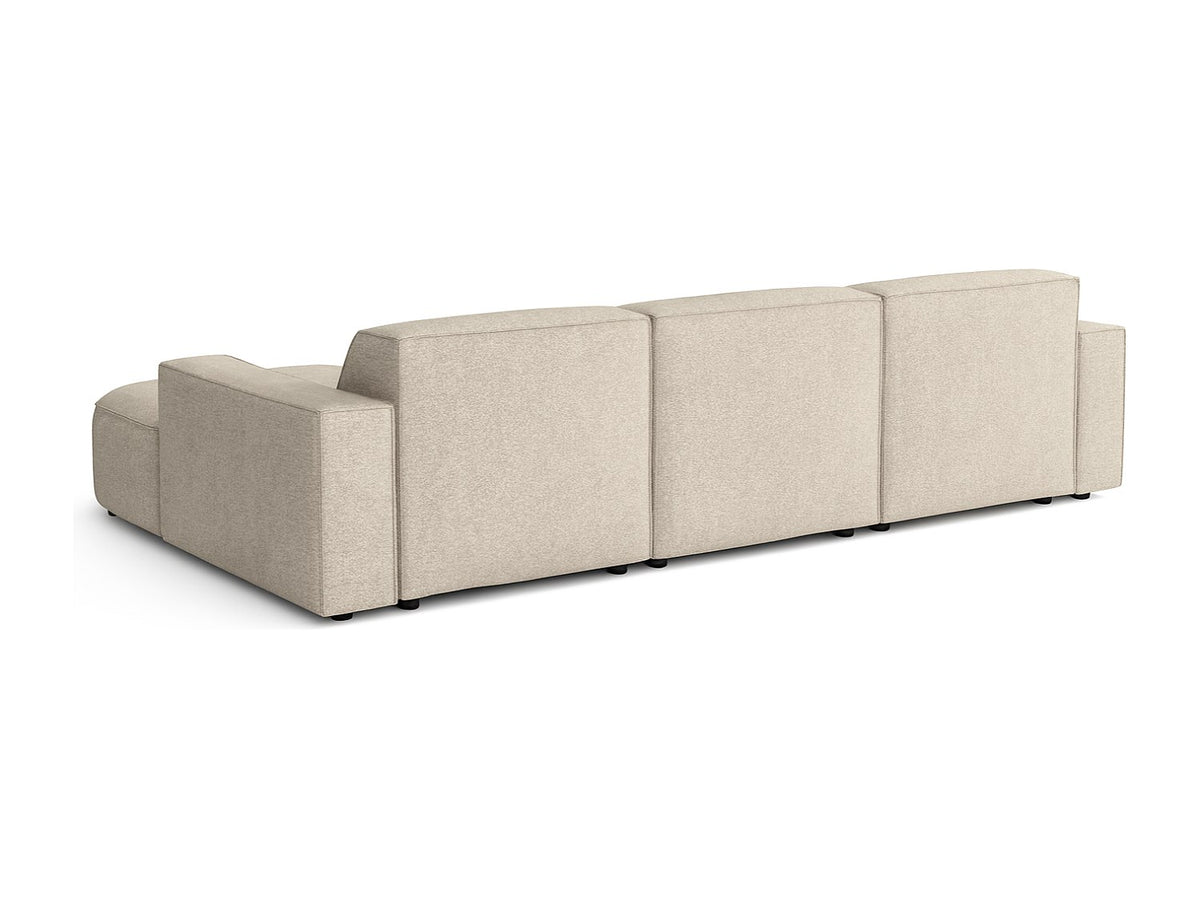 Canapé modulable beige tissu