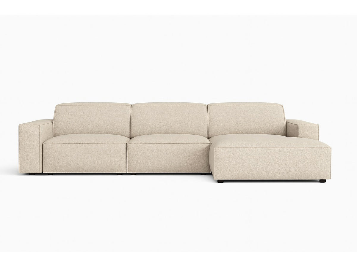 Canapé modulable beige tissu