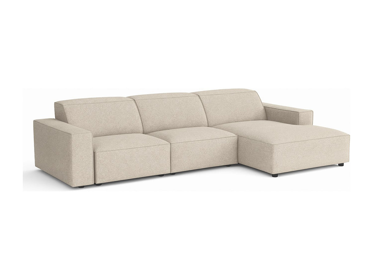 Canapé modulable beige tissu