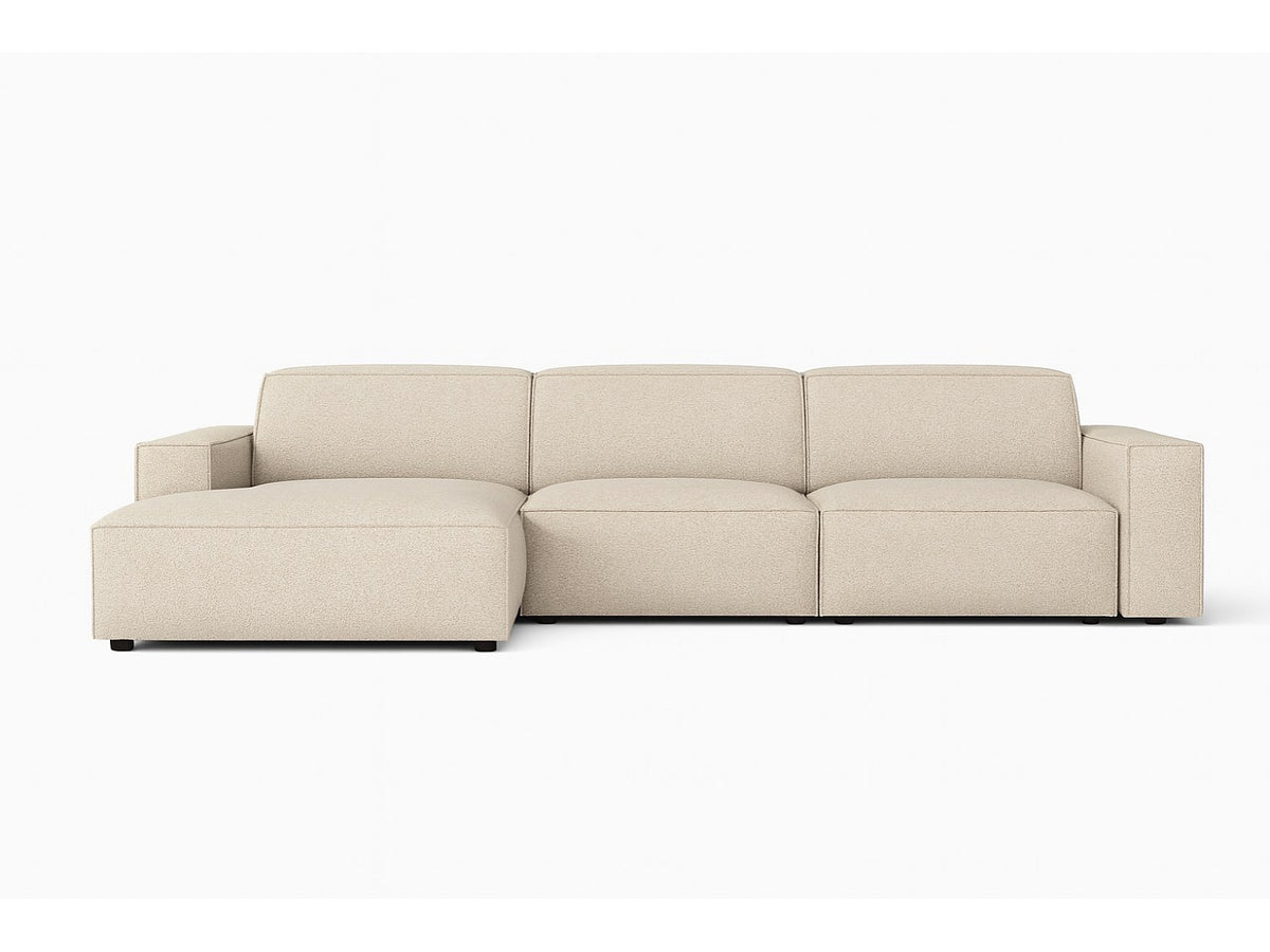 Canapé modulable beige tissu