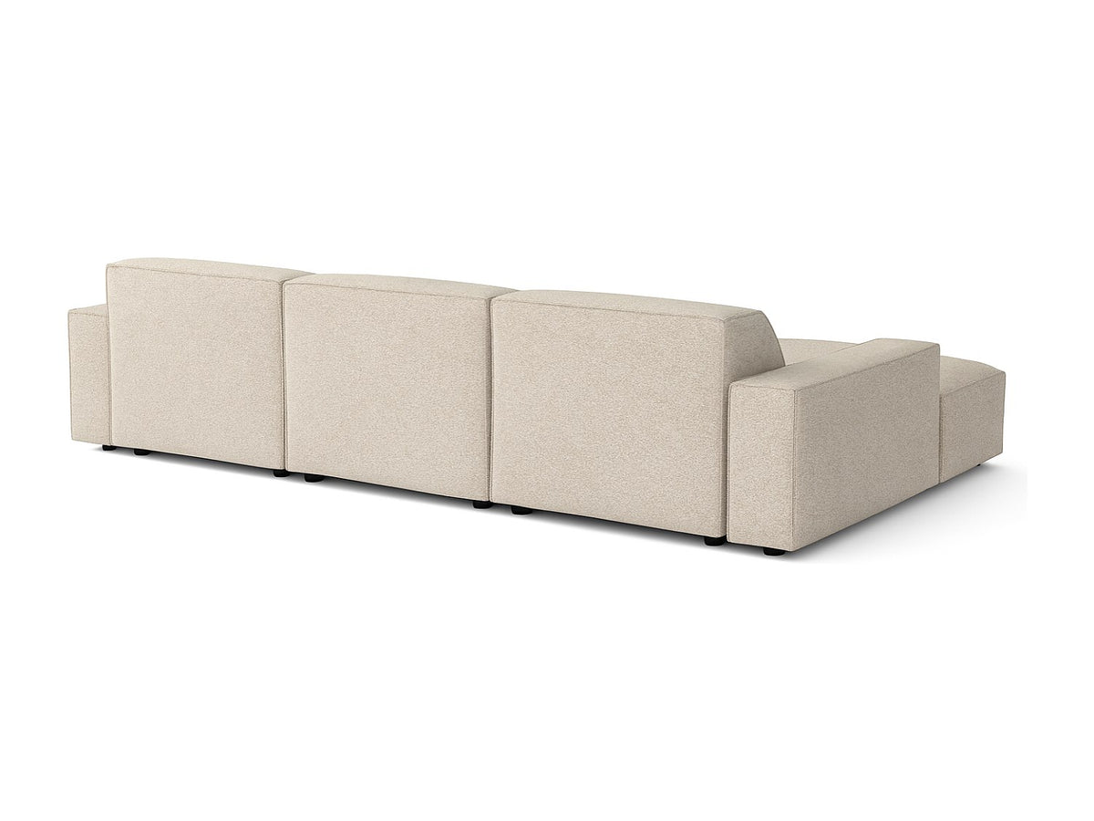 Canapé modulable beige tissu