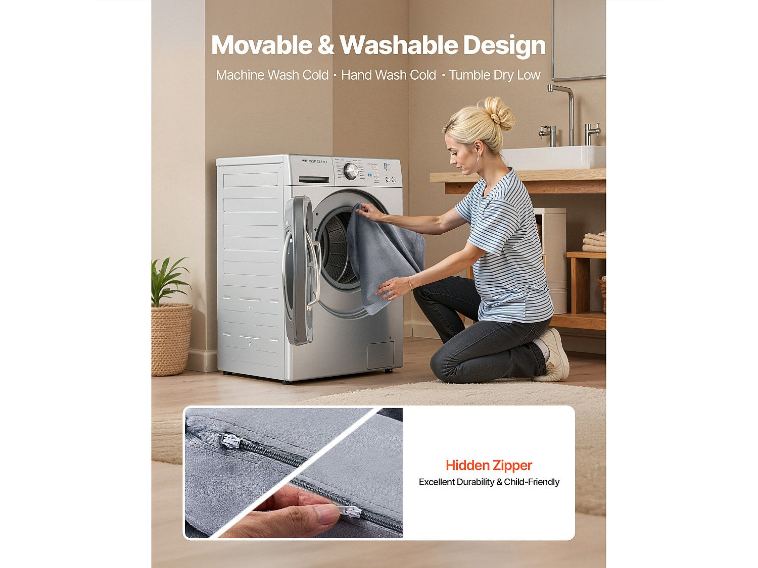 Canapé modulable convertible gris