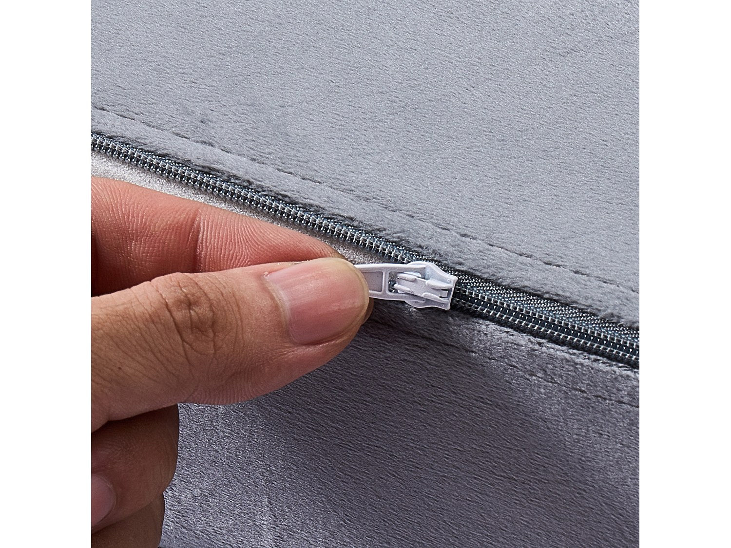 Canapé modulable convertible gris
