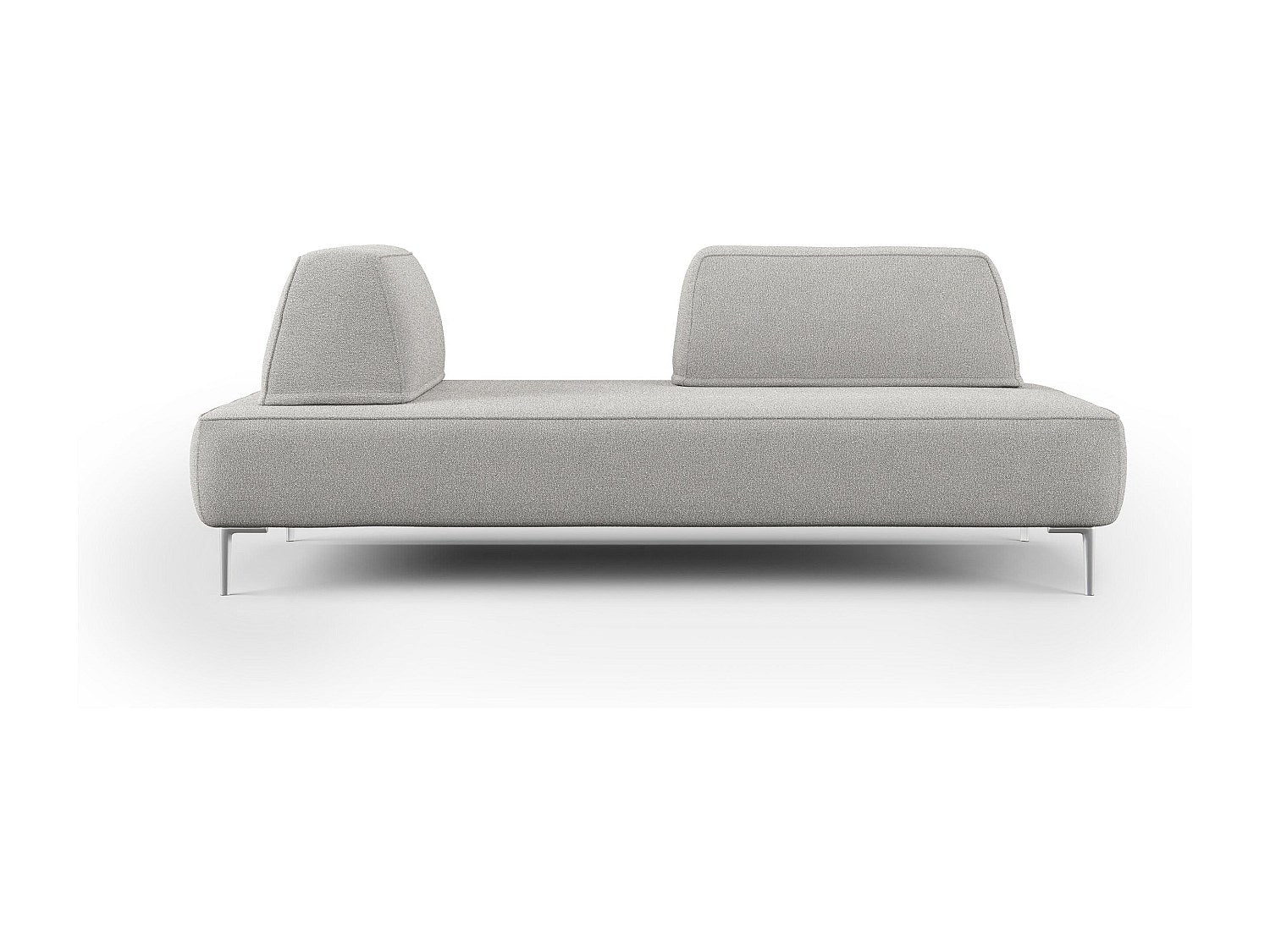 Canapé modulable gris tissu