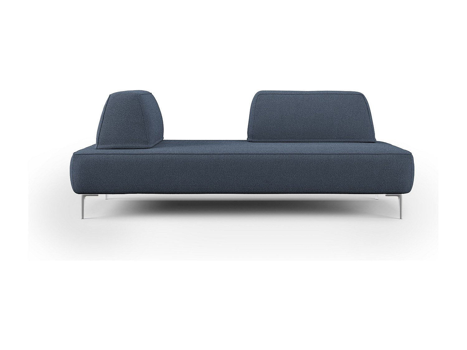 Canapé modulable bleu tissu