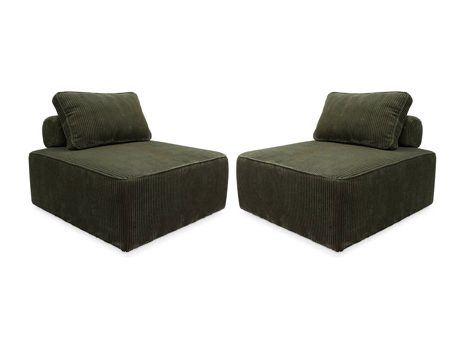 Chauffeuse modulable vert velours