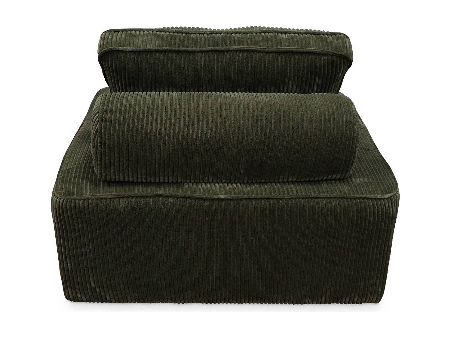 Chauffeuse modulable vert velours