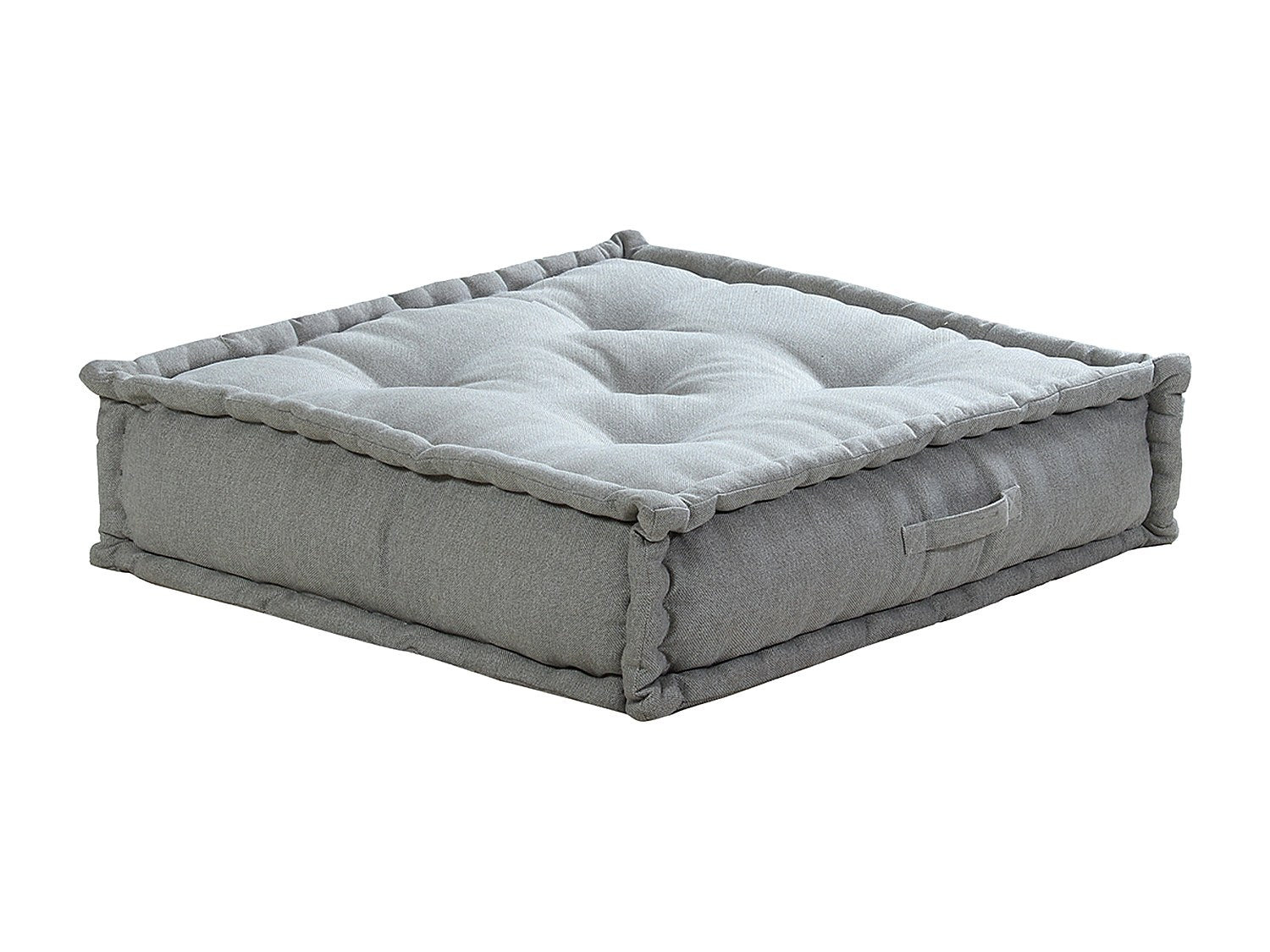 Angle pour canapé modulable gris tissu