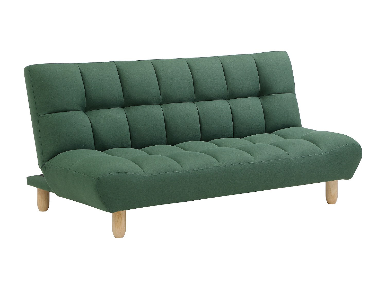 Canapé modulable convertible vert tissu
