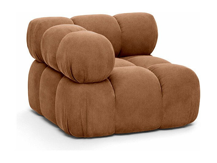Canapé modulable marron tissu
