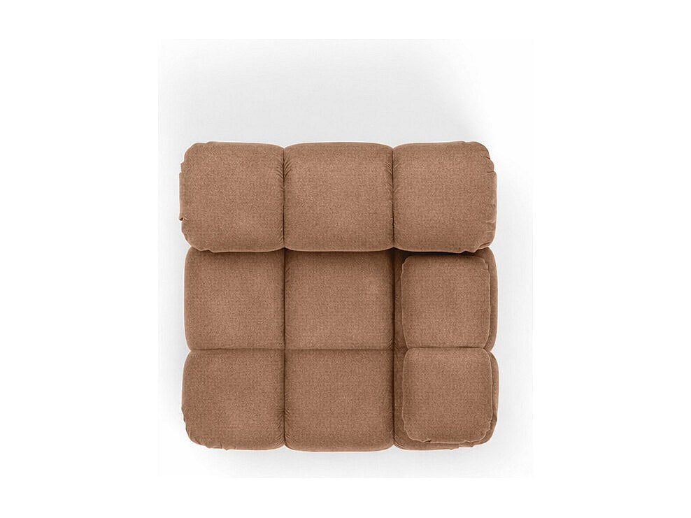 Canapé modulable marron tissu