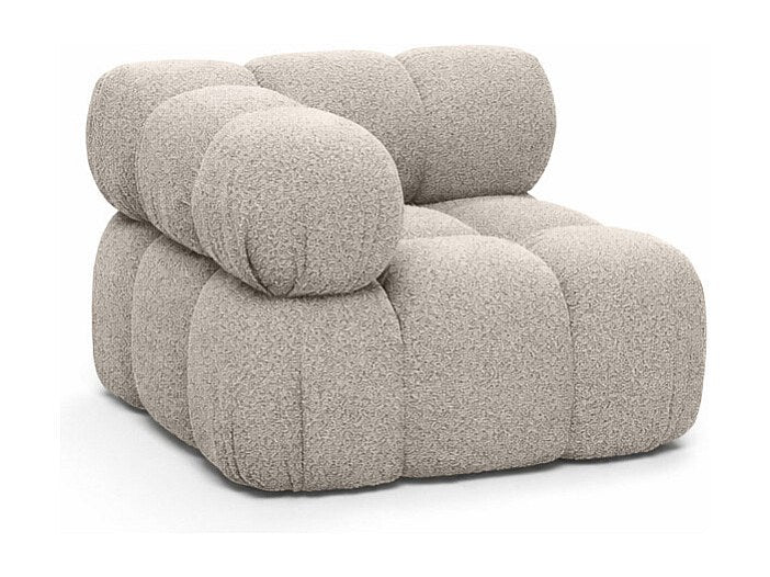 Canapé modulable beige tissu