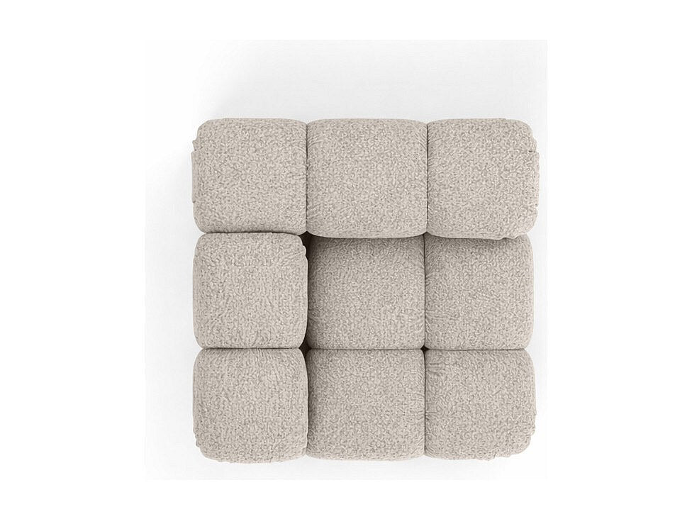 Canapé modulable beige tissu
