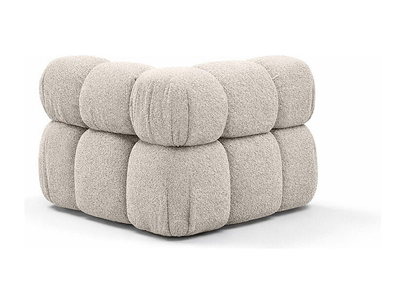 Canapé modulable beige tissu