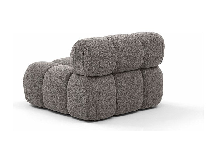 Canapé modulable marron tissu