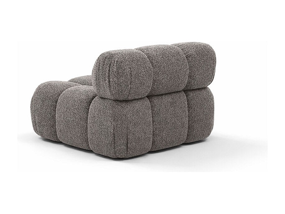 Canapé modulable marron tissu