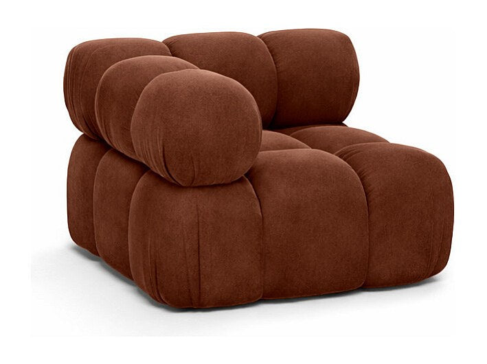 Canapé modulable marron tissu
