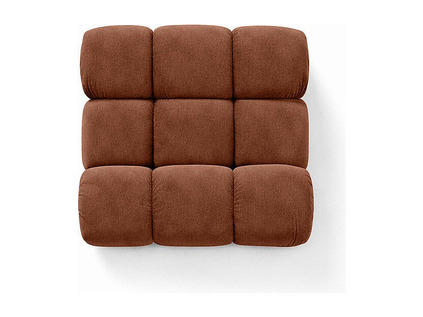 Canapé modulable marron tissu