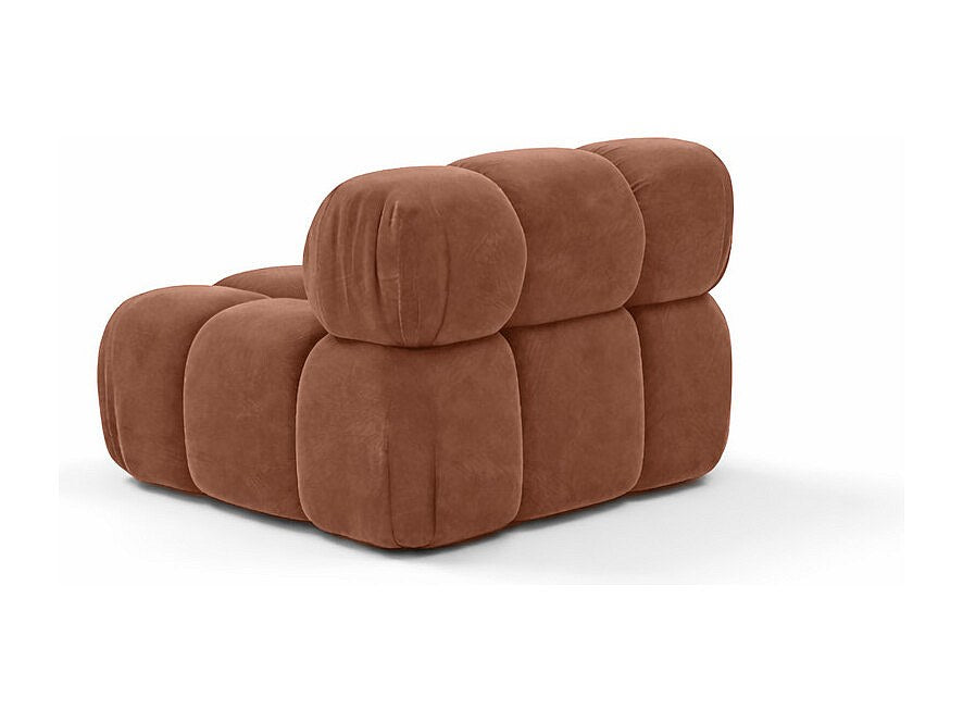 Canapé modulable marron tissu