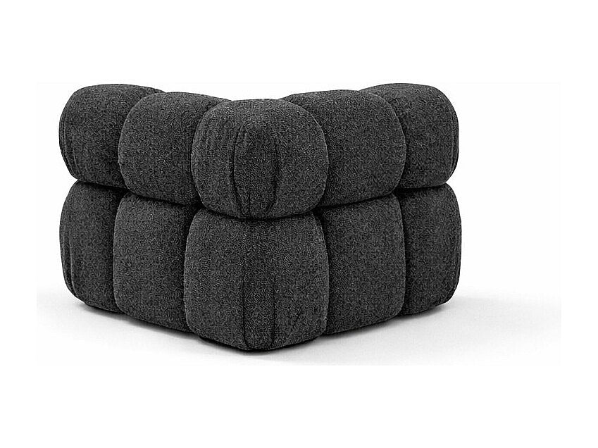Canapé modulable gris tissu