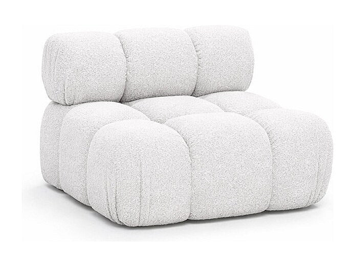 Canapé modulable beige tissu