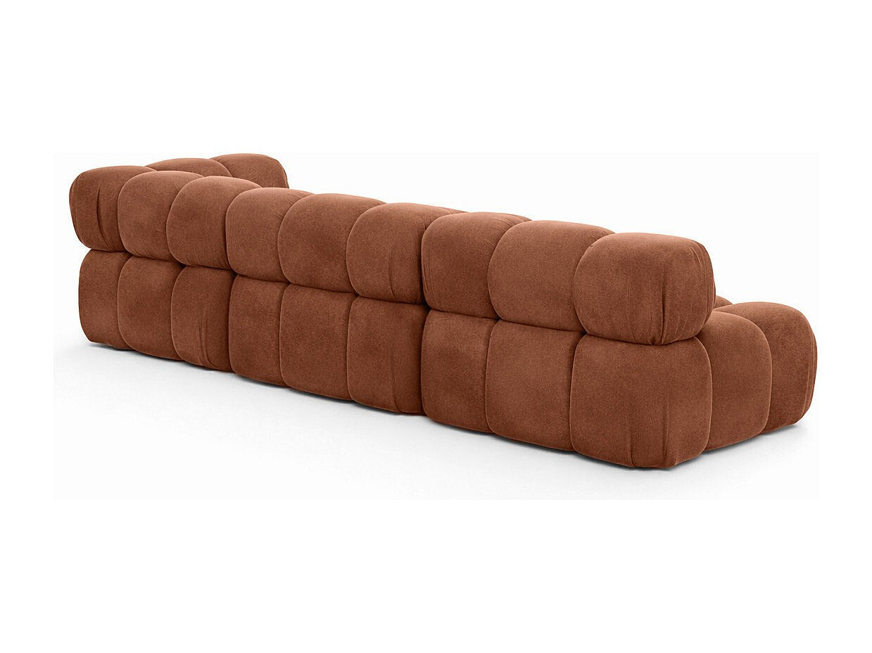 Canapé modulable marron tissu