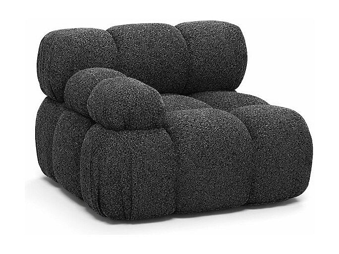 Canapé modulable gris tissu