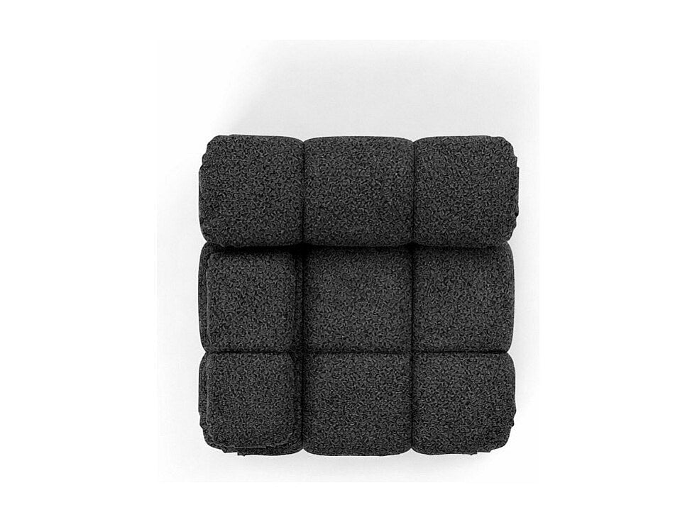 Canapé modulable gris tissu