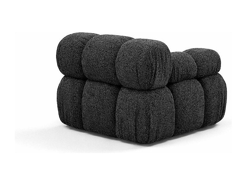 Canapé modulable gris tissu