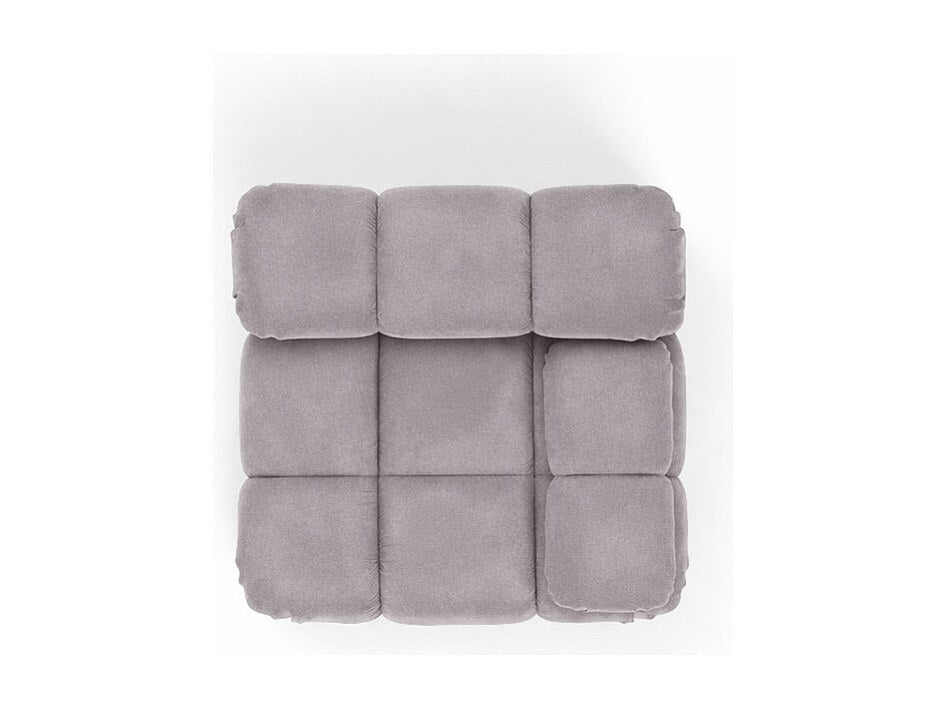 Canapé modulable gris tissu