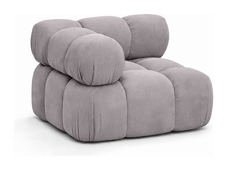 Canapé modulable gris tissu