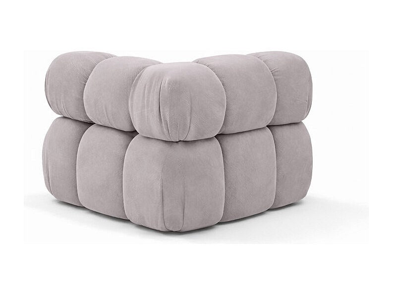 Canapé modulable gris tissu
