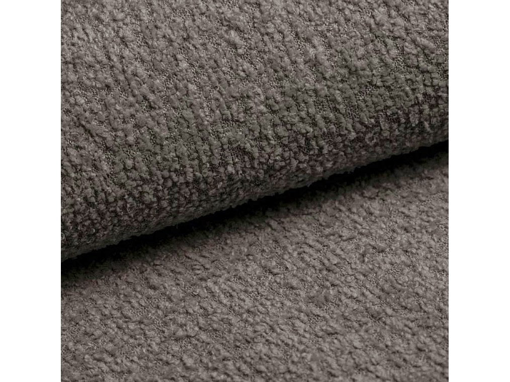 Pouf pour canapé modulable marron tissu