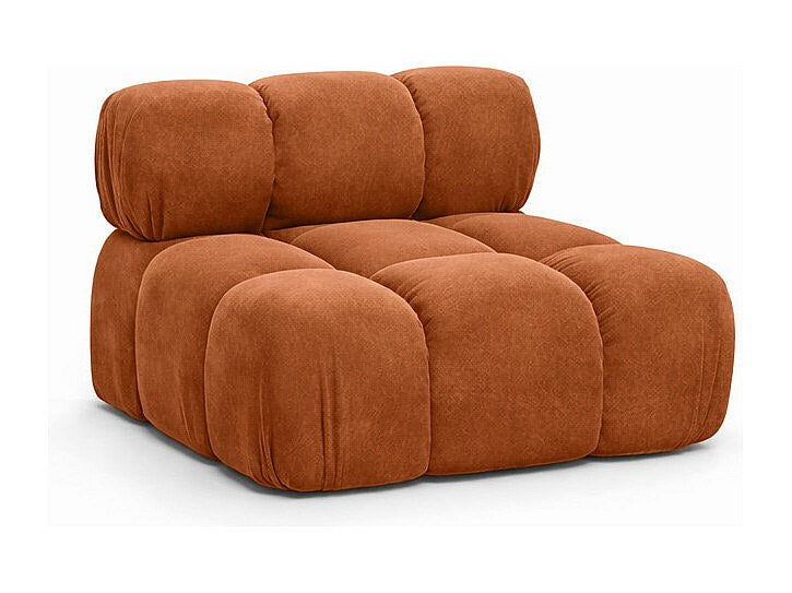 Canapé modulable marron tissu