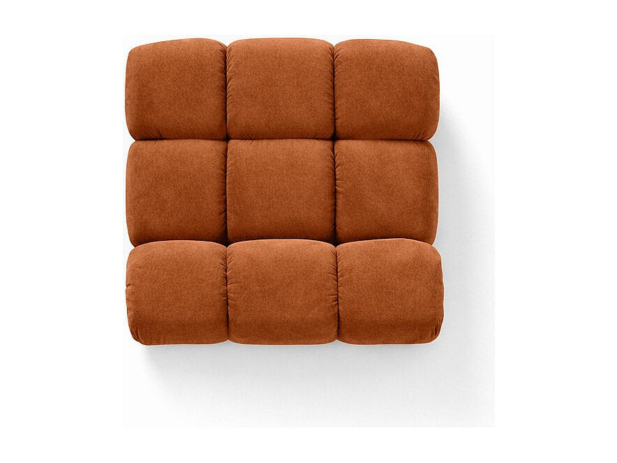 Canapé modulable marron tissu