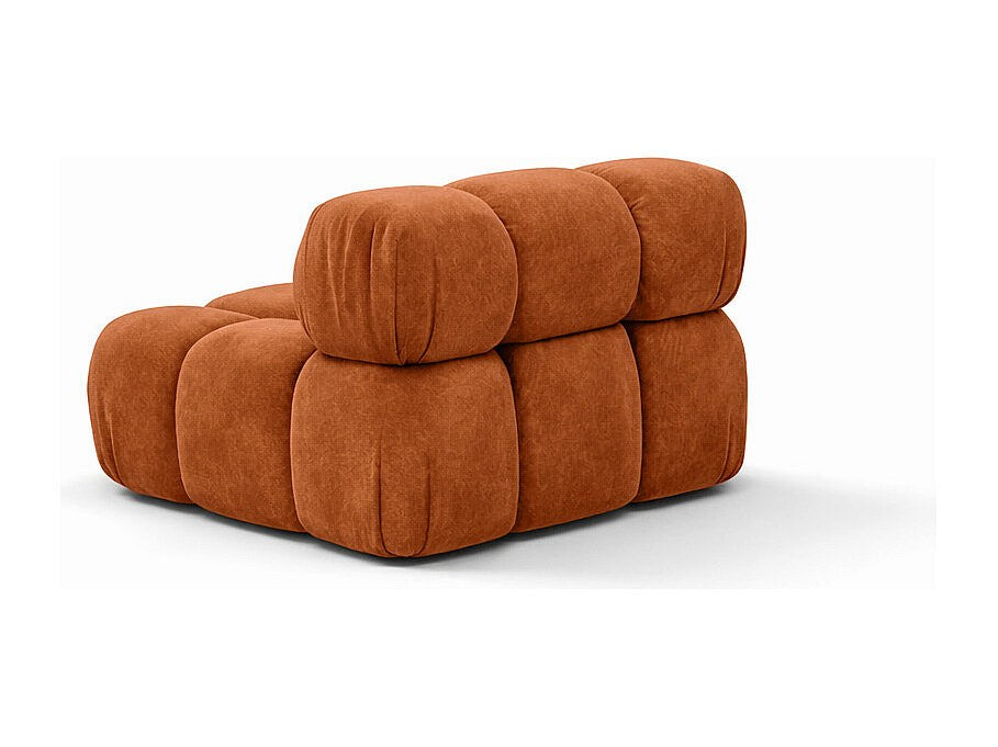 Canapé modulable marron tissu