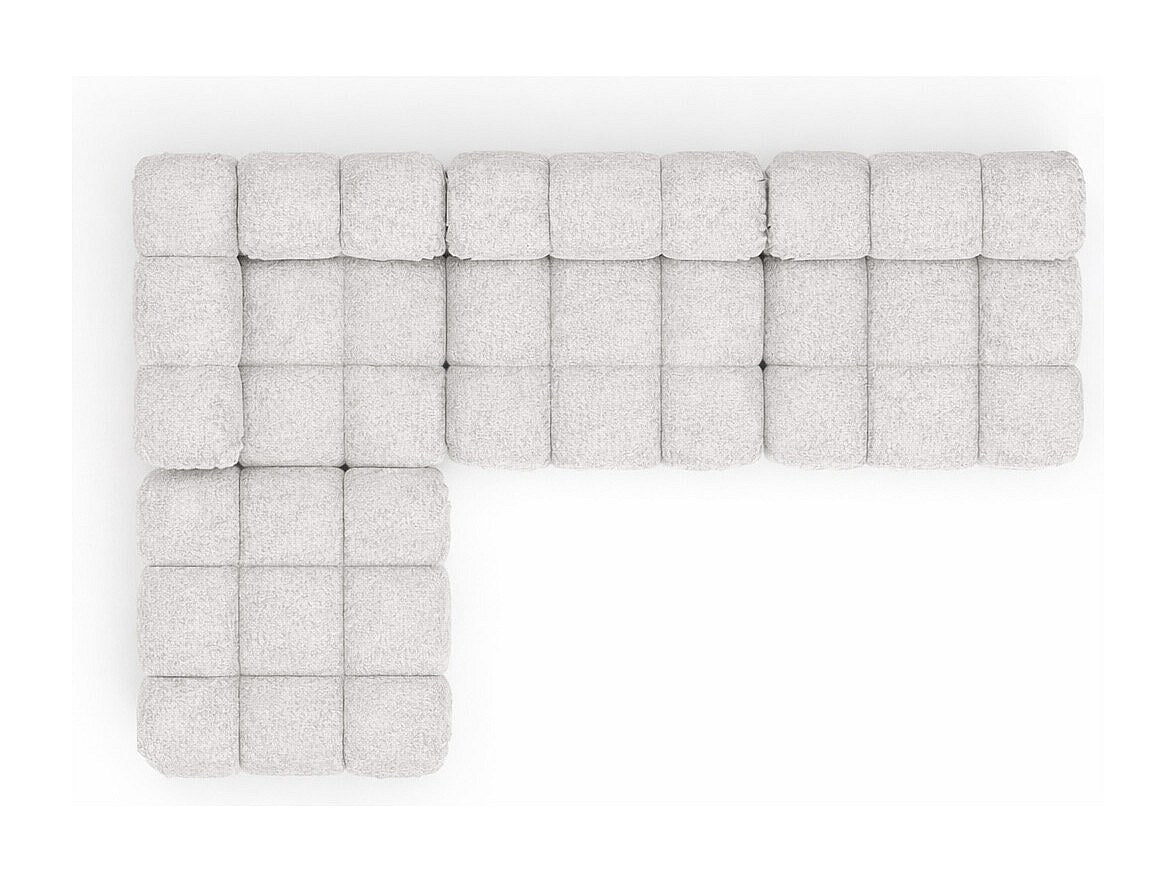 Canapé modulable beige tissu