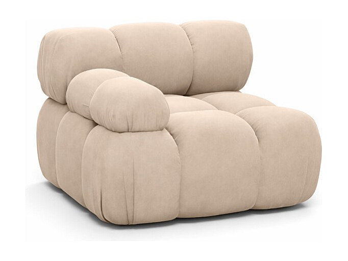 Canapé modulable beige tissu
