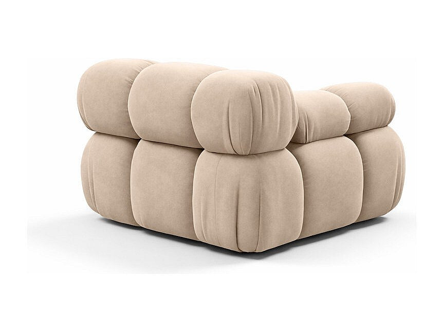 Canapé modulable beige tissu
