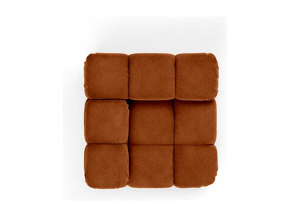 Canapé modulable marron tissu