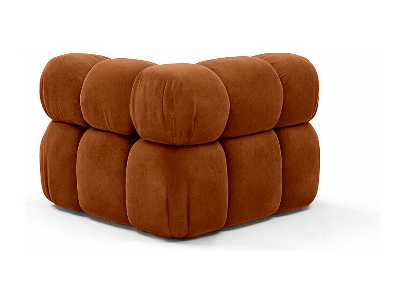 Canapé modulable marron tissu