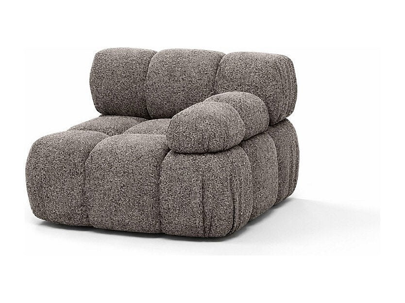 Canapé modulable marron tissu